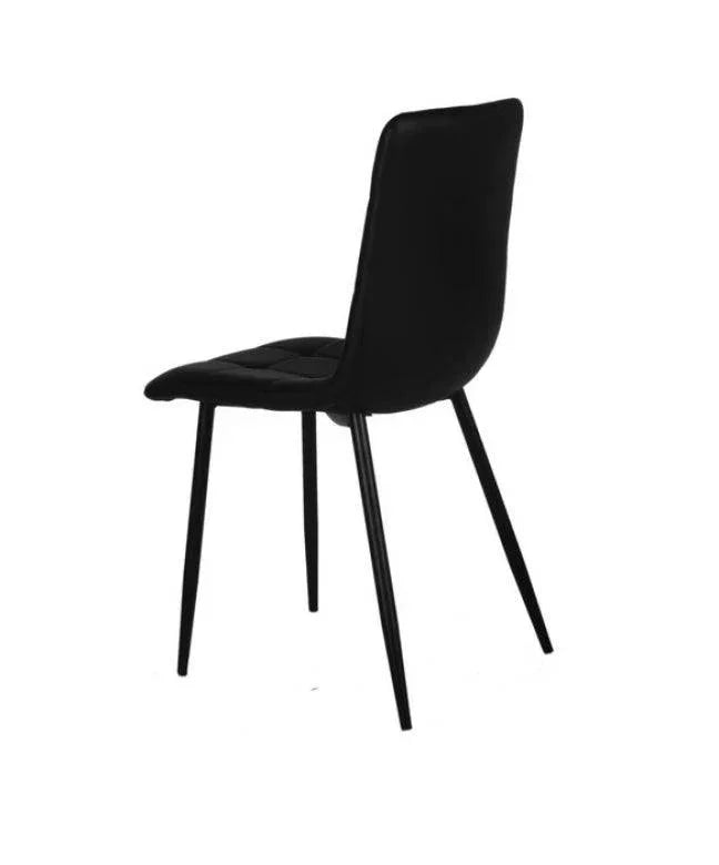 Jackson Dining Chair Black Set of 2 - Furniture Castle