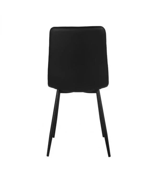 Jackson Dining Chair Black Set of 2 - Furniture Castle
