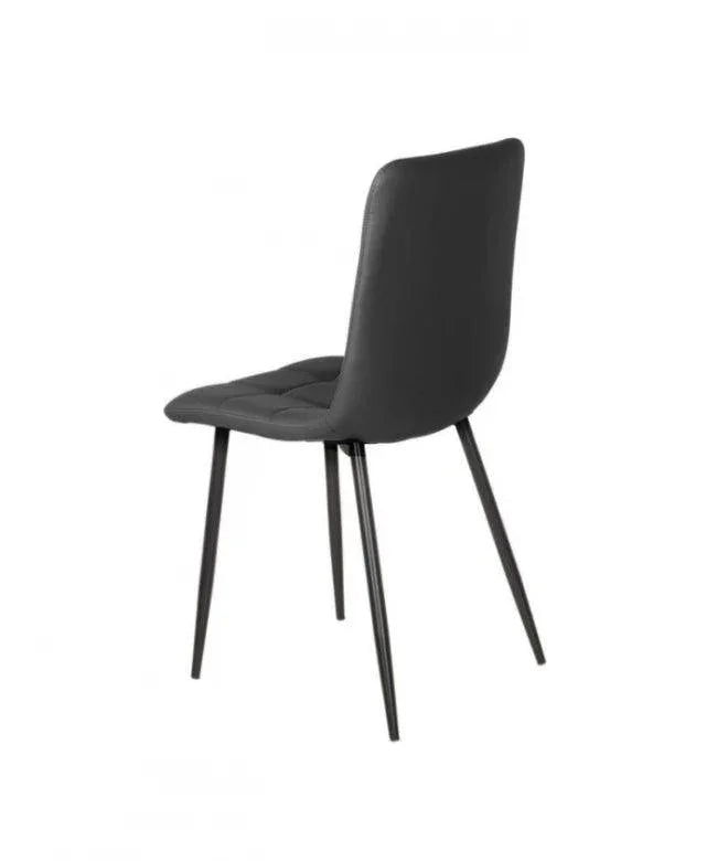 Jackson Dining Chair Charcoal Set of 2 - Furniture Castle