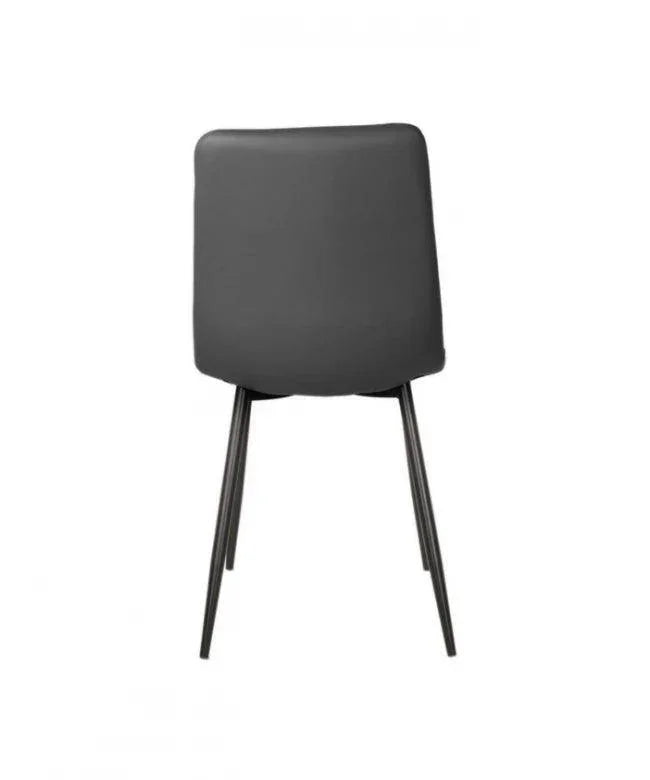 Jackson Dining Chair Charcoal Set of 2 - Furniture Castle
