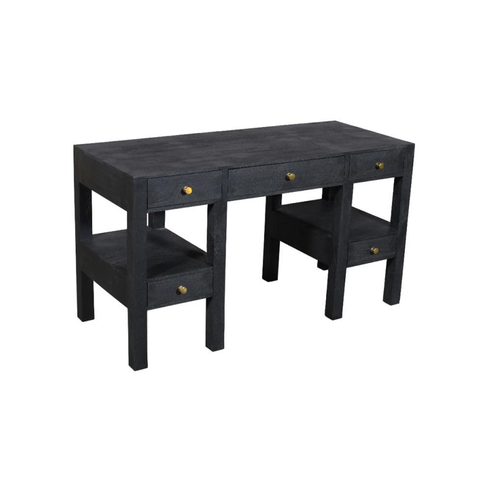 Kabira Sheike Study Table 5 Drawers - Furniture Castle