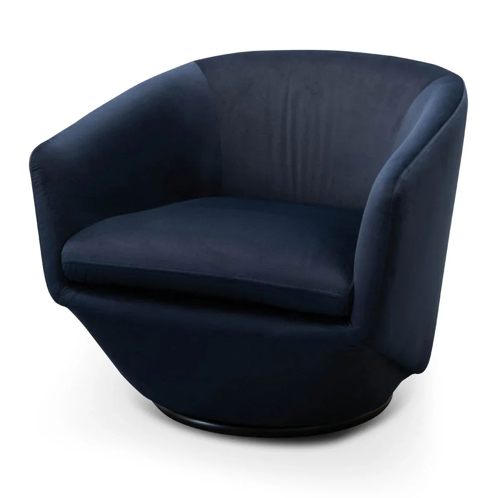 FC Lounge Chair - Navy Velvet