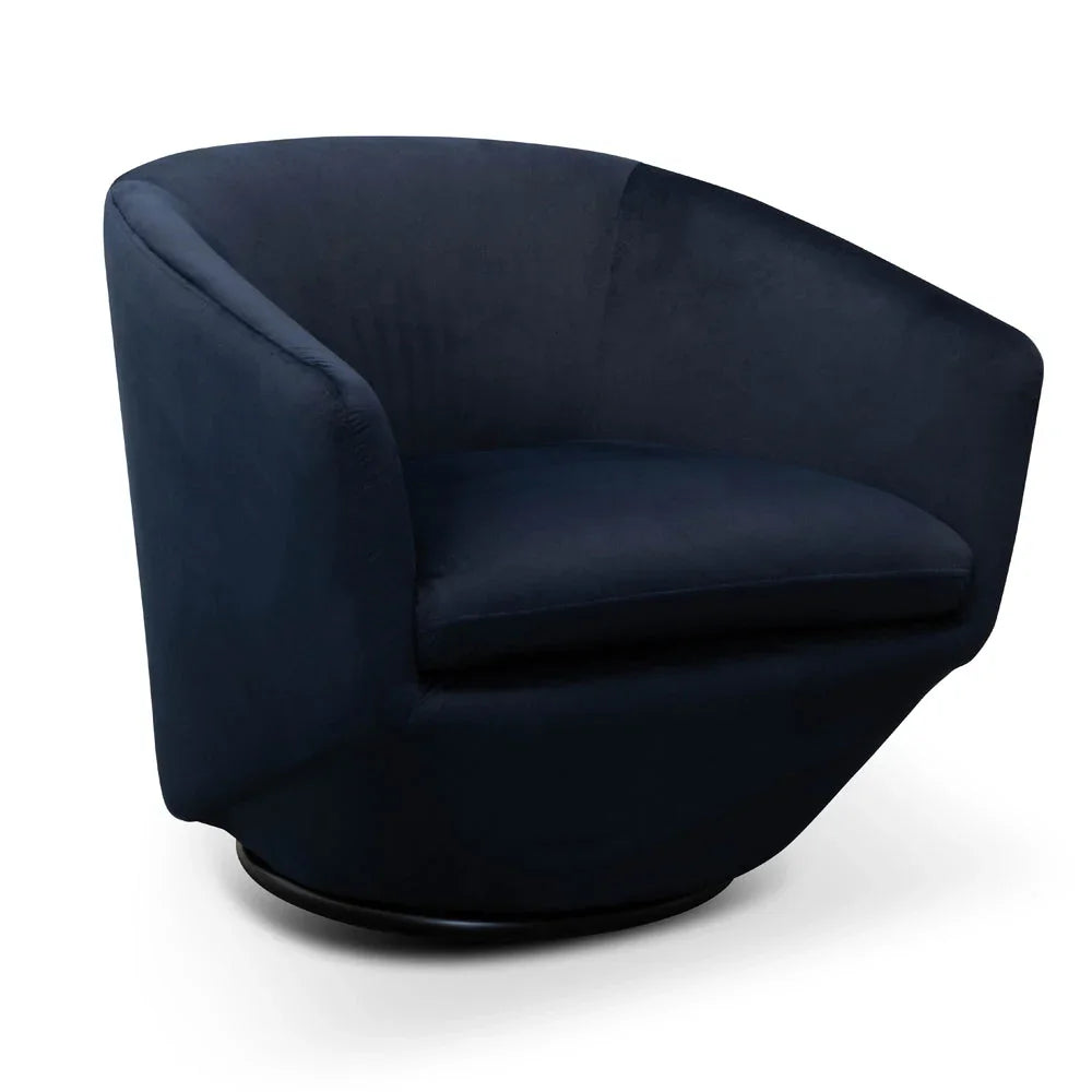 FC Lounge Chair - Navy Velvet