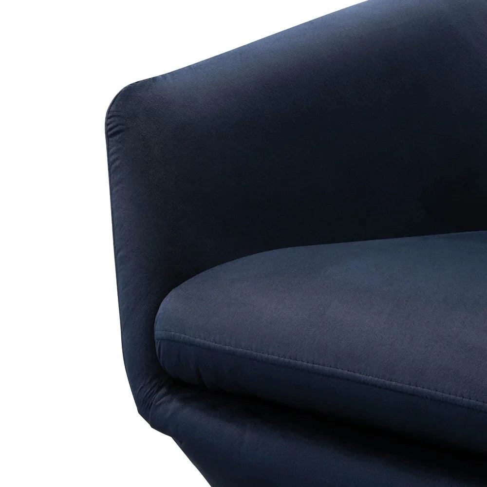 FC Lounge Chair - Navy Velvet