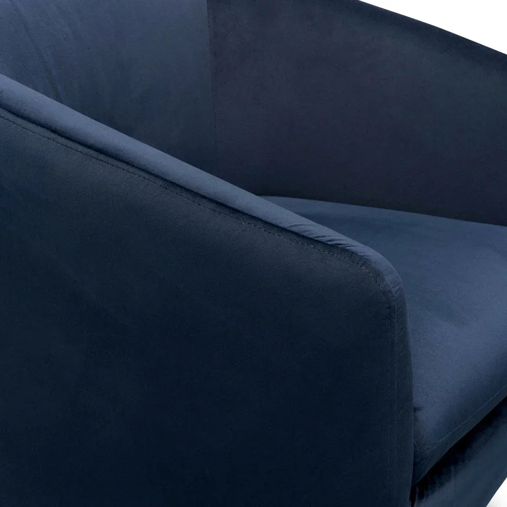FC Lounge Chair - Navy Velvet