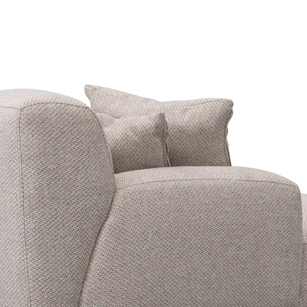 LC8839-CA 3 Seater Left Chaise Sofa - Sterling Sand - Furniture Castle