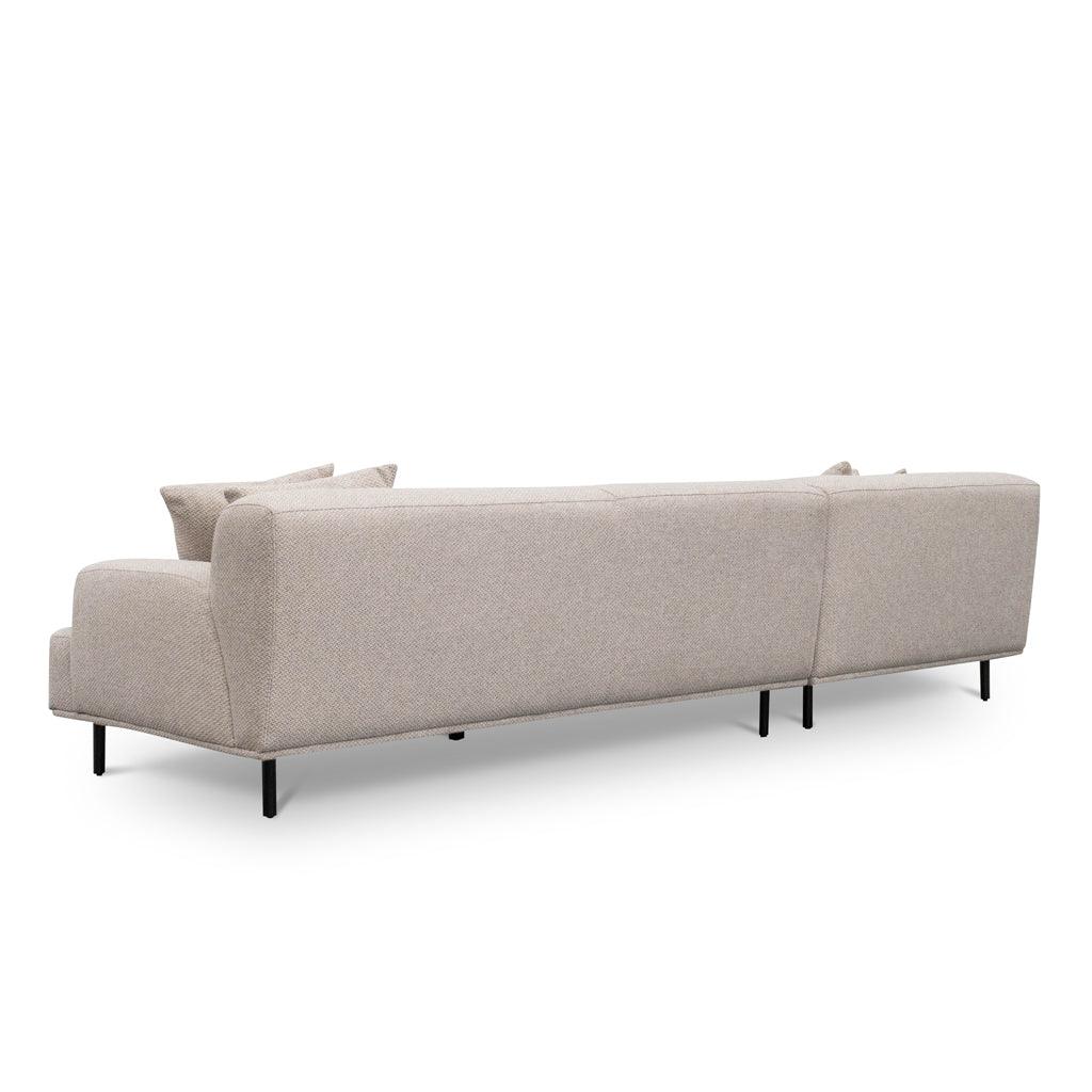 LC8839-CA 3 Seater Left Chaise Sofa - Sterling Sand - Furniture Castle