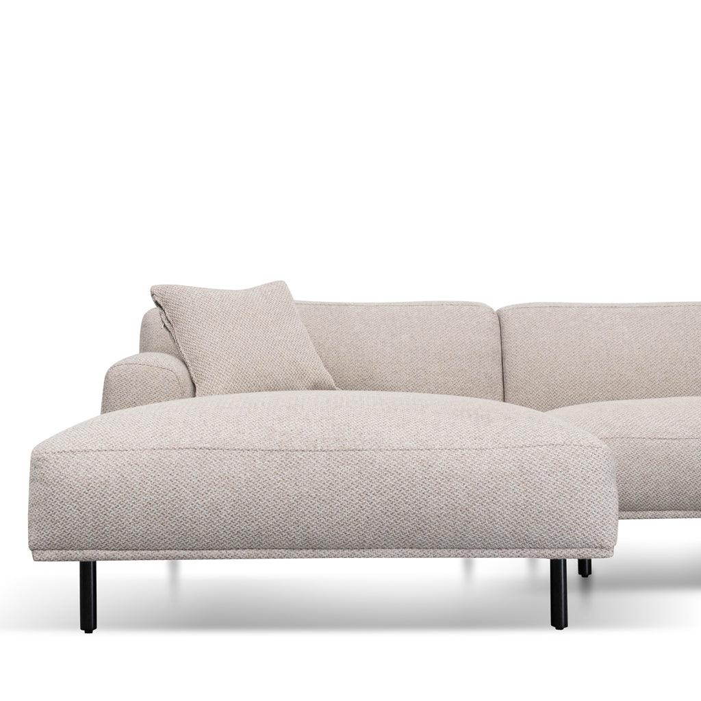 LC8839-CA 3 Seater Left Chaise Sofa - Sterling Sand - Furniture Castle