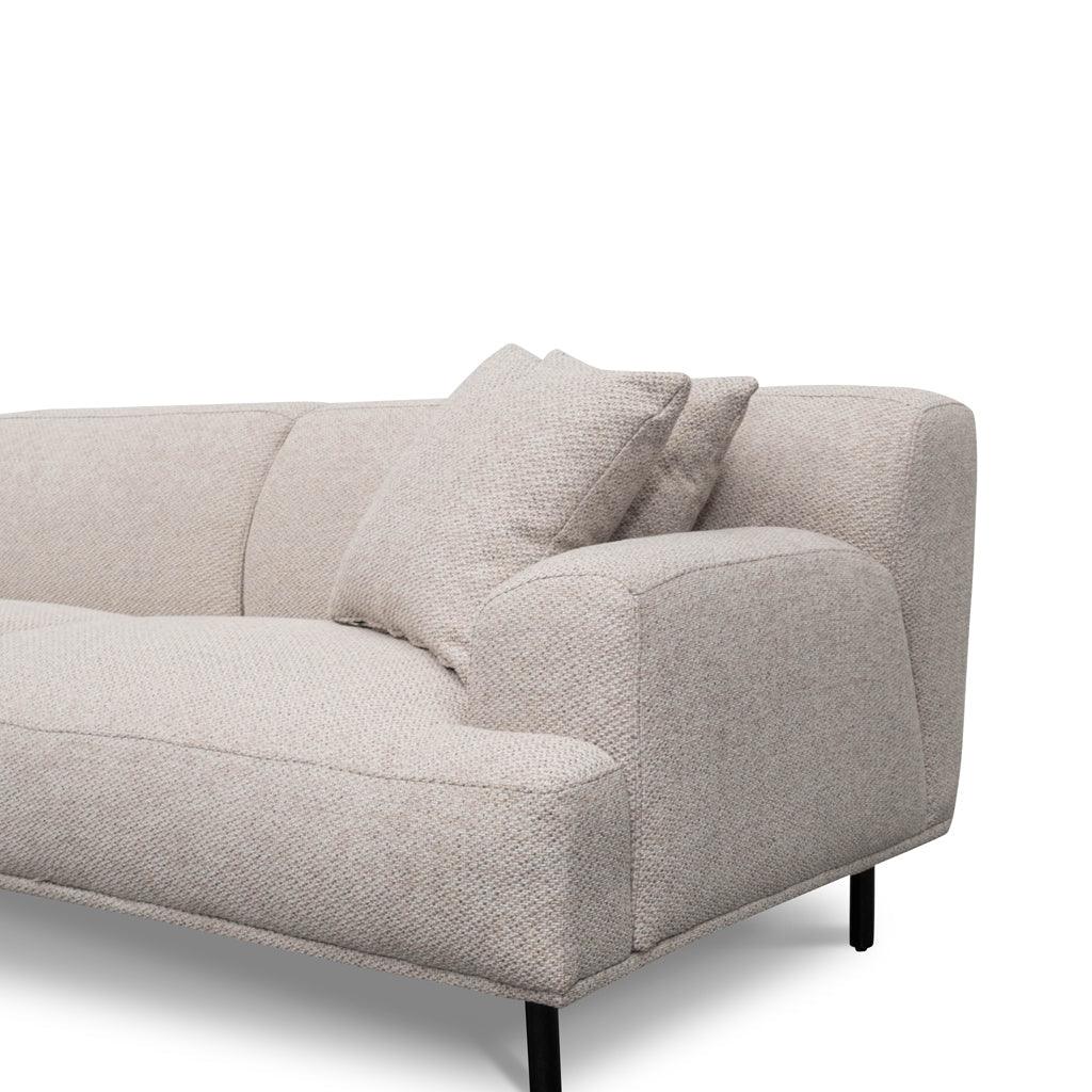 LC8839-CA 3 Seater Left Chaise Sofa - Sterling Sand - Furniture Castle