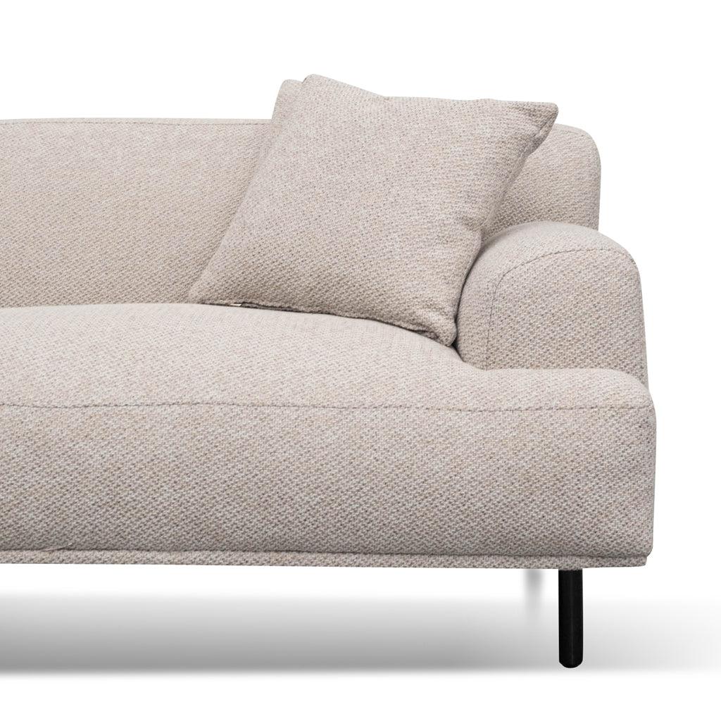 LC8839-CA 3 Seater Left Chaise Sofa - Sterling Sand - Furniture Castle