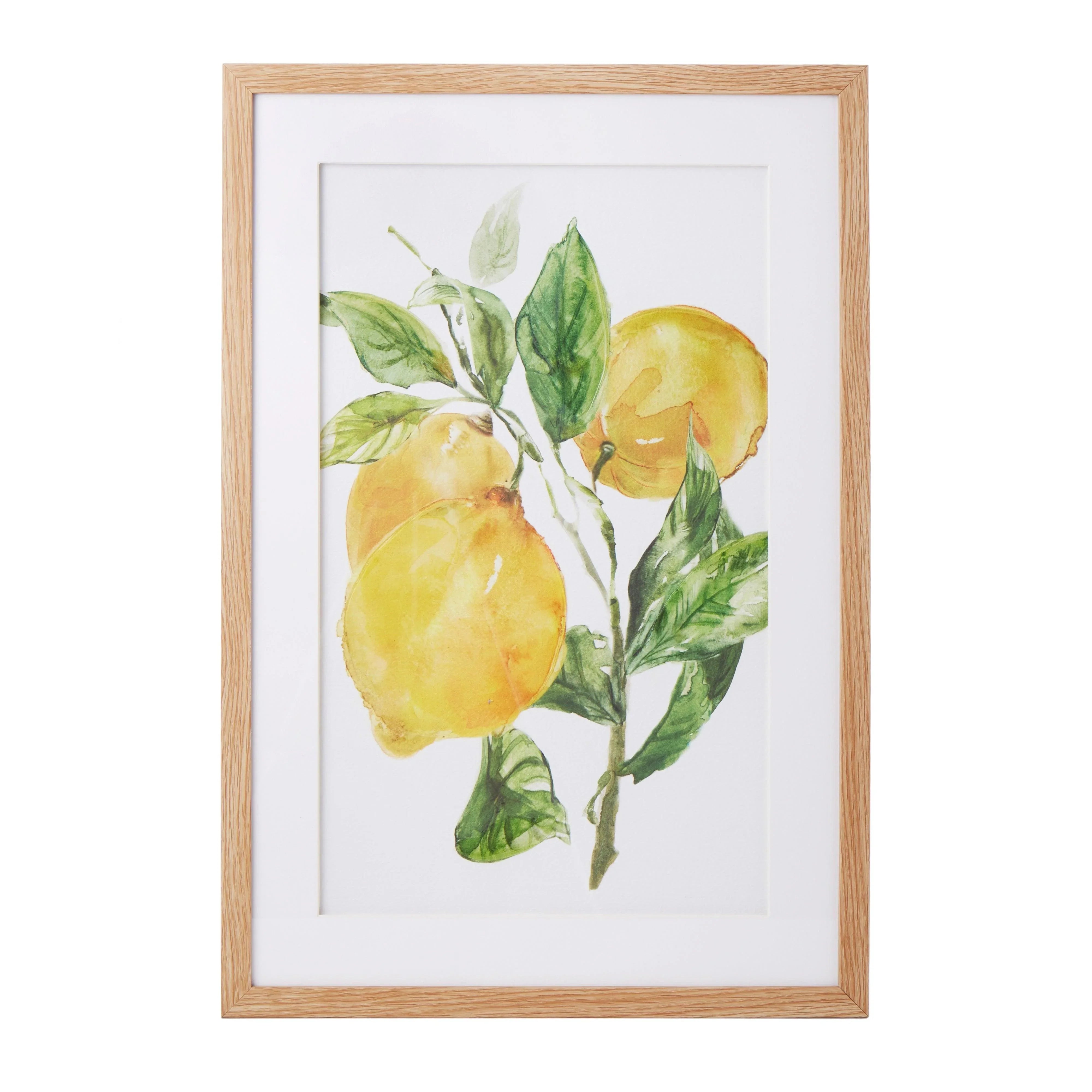 Lemon Wall Décor Canvas 40x60x3cm - Furniture Castle