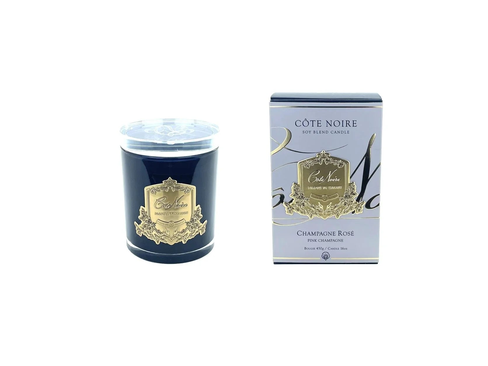Cote Noire-Pink Champagne - Gold Badge Candles