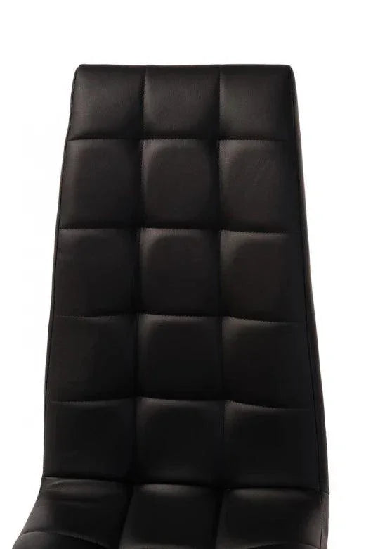 Lucas Dining Chair Black Set of 2 - Furniture Castle