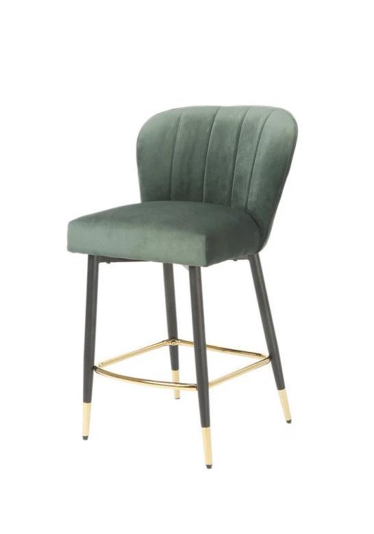 Lux Bar Stool Emerald Set of 2 - Furniture Castle