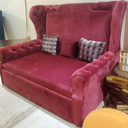 Luxurious Sofa Cum Bed Velvet - Furniture Castle