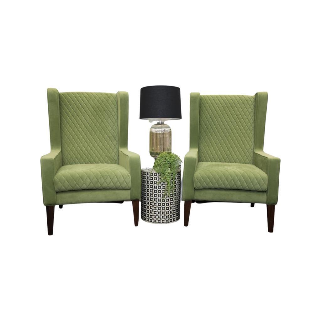 Maharaja High Back Chair Upholstered - Furniture Castle