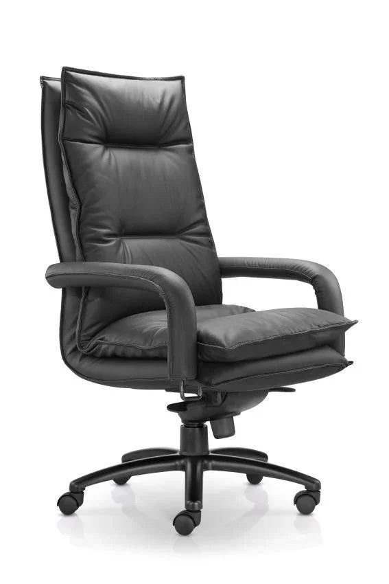 Manhattan Executive Leather Chair – High Back - Furniture Castle