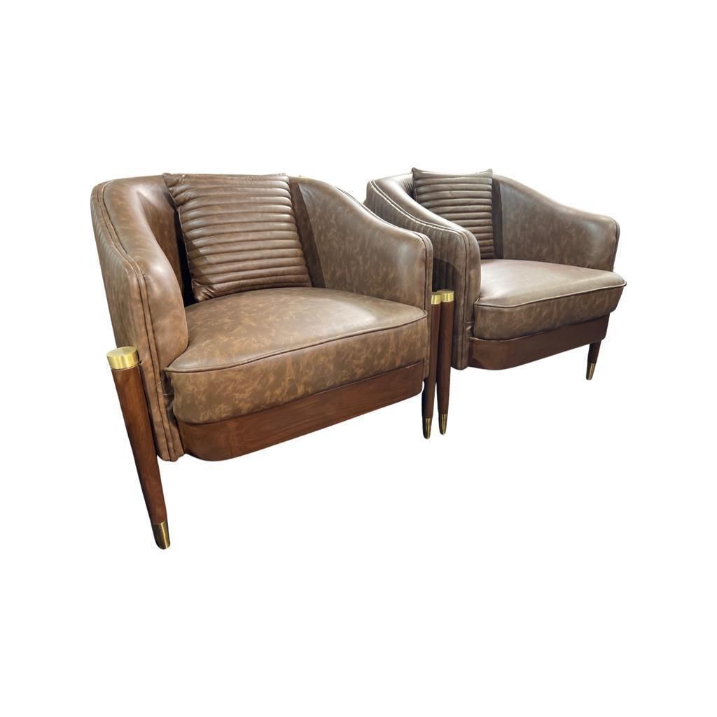 Mark Modern Arm Chair Upholstered - Furniture Castle