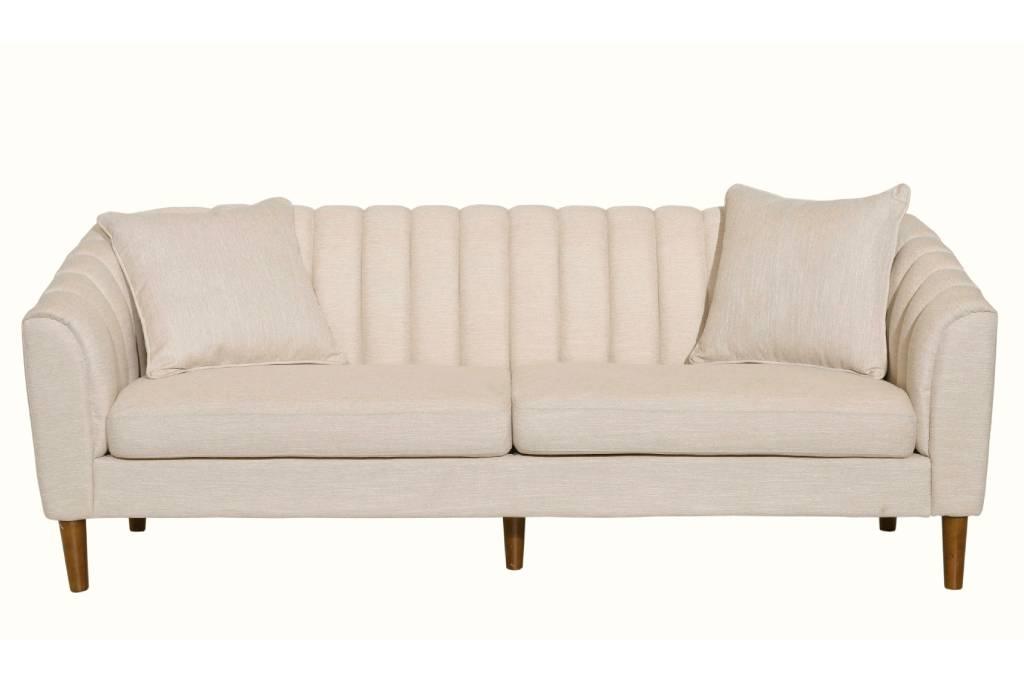 Masic 3 Seater Sofa Set Beige Colour - Furniture Castle