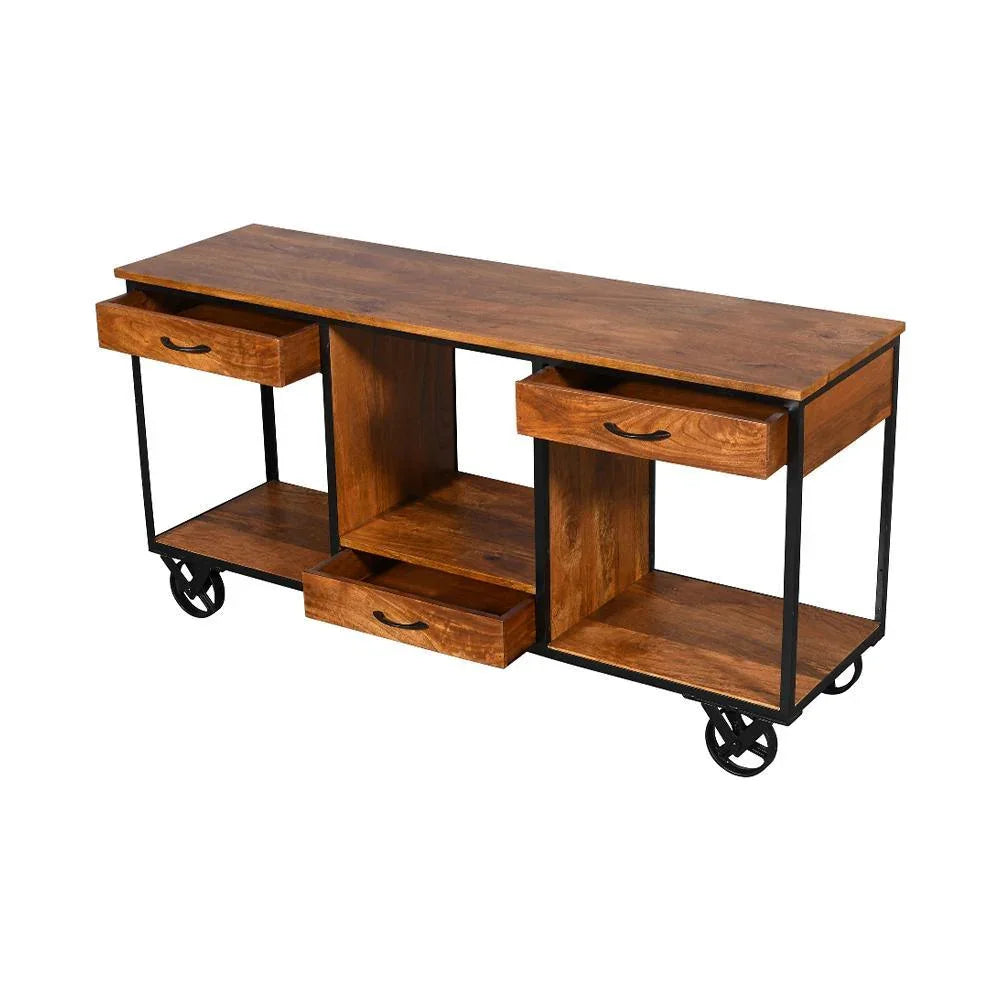 Meadows 3 Drawer Tv Cabinet - Furniture Castle