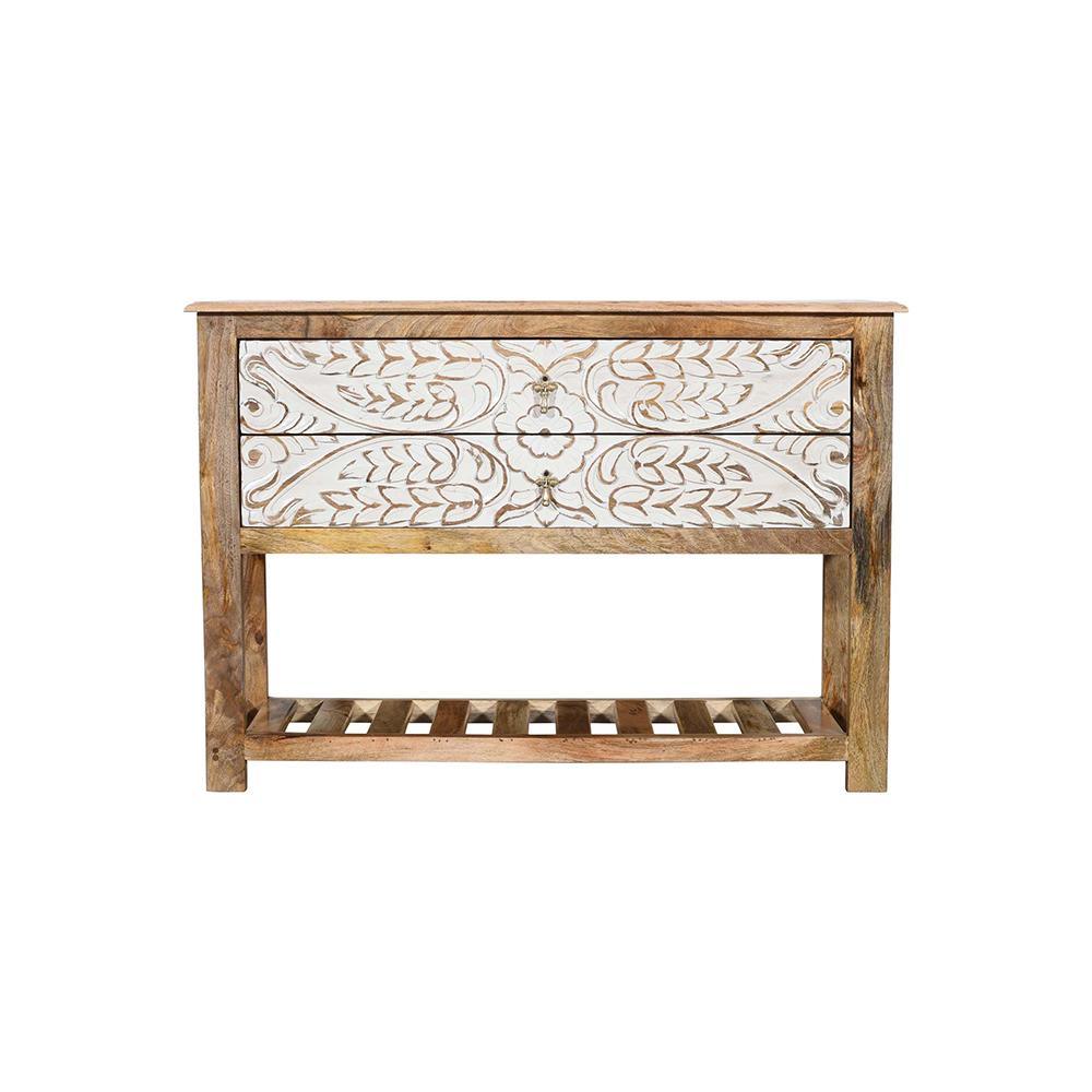 Mehraab Console Table - L110 X W35 X H76 - Furniture Castle