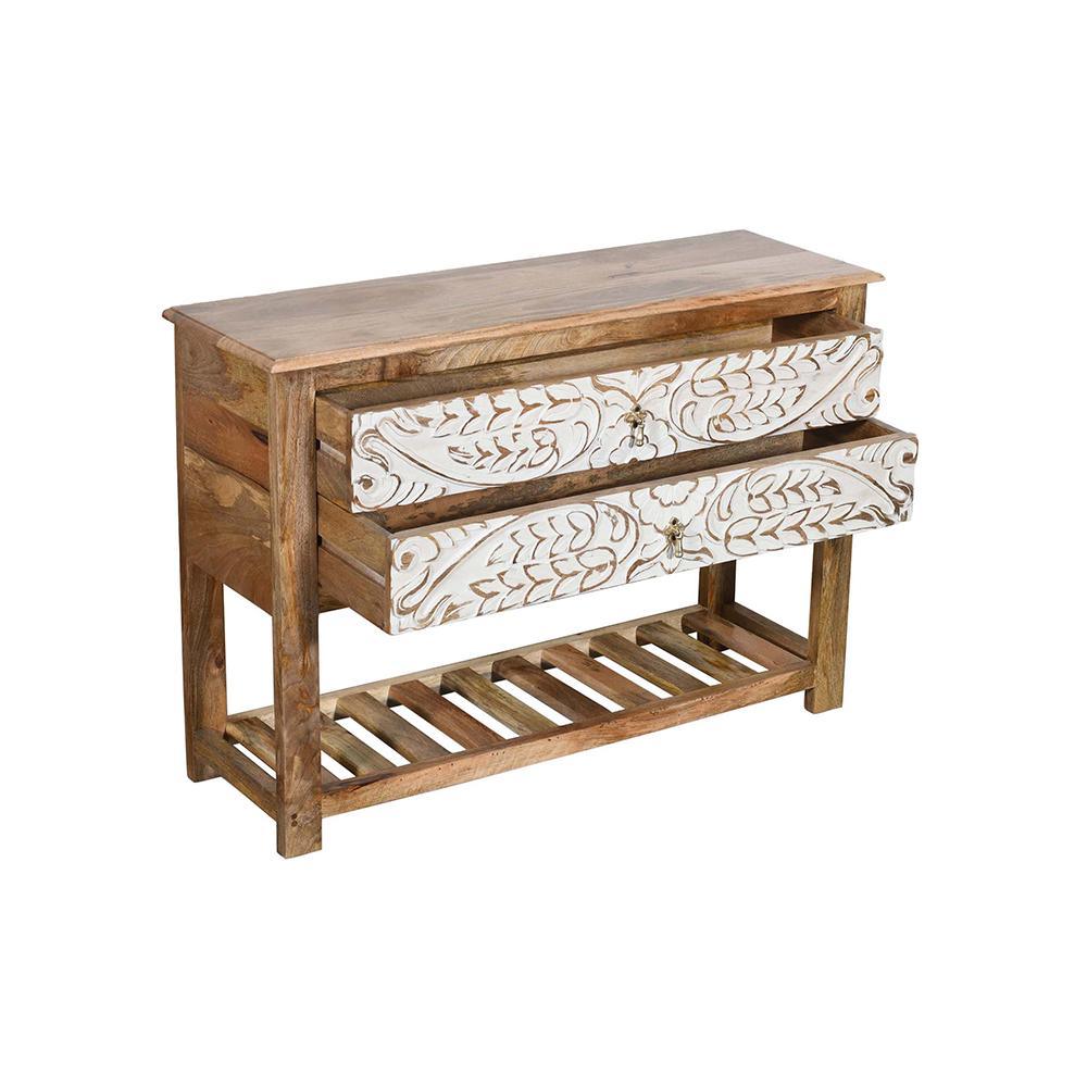 Mehraab Console Table - L110 X W35 X H76 - Furniture Castle