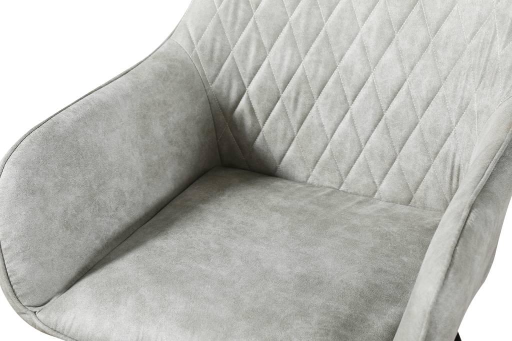 Mera Fabric Dining Chair Beige - Furniture Castle