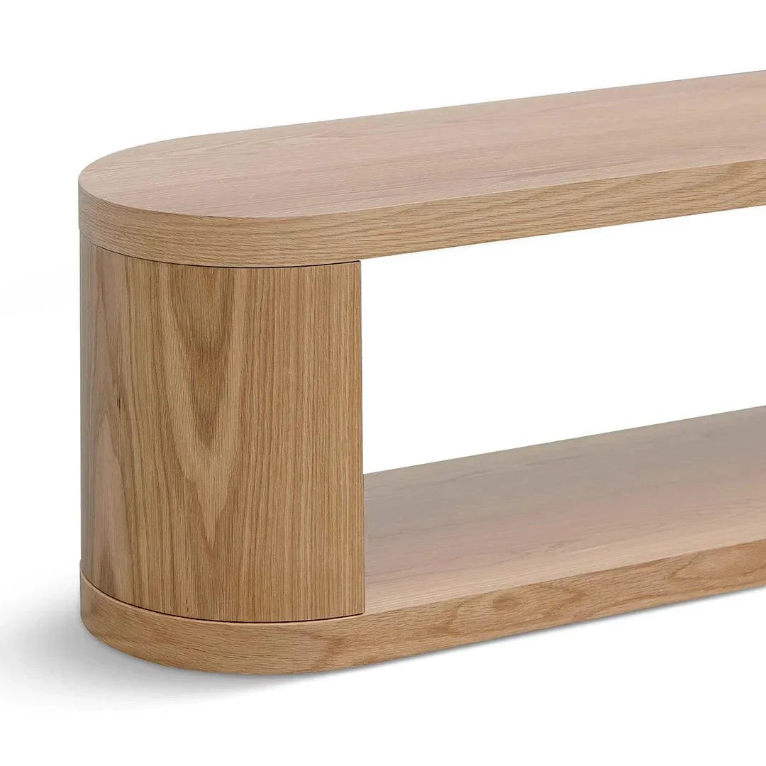 Mercei Expandable TV Entertainment Unit - Natural Oak - Furniture Castle