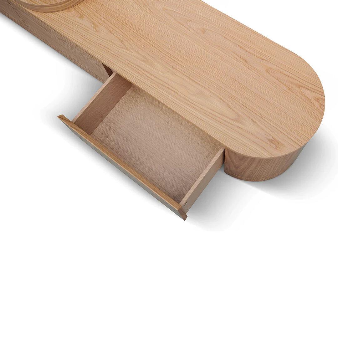 Mercei Expandable TV Entertainment Unit - Natural Oak - Furniture Castle