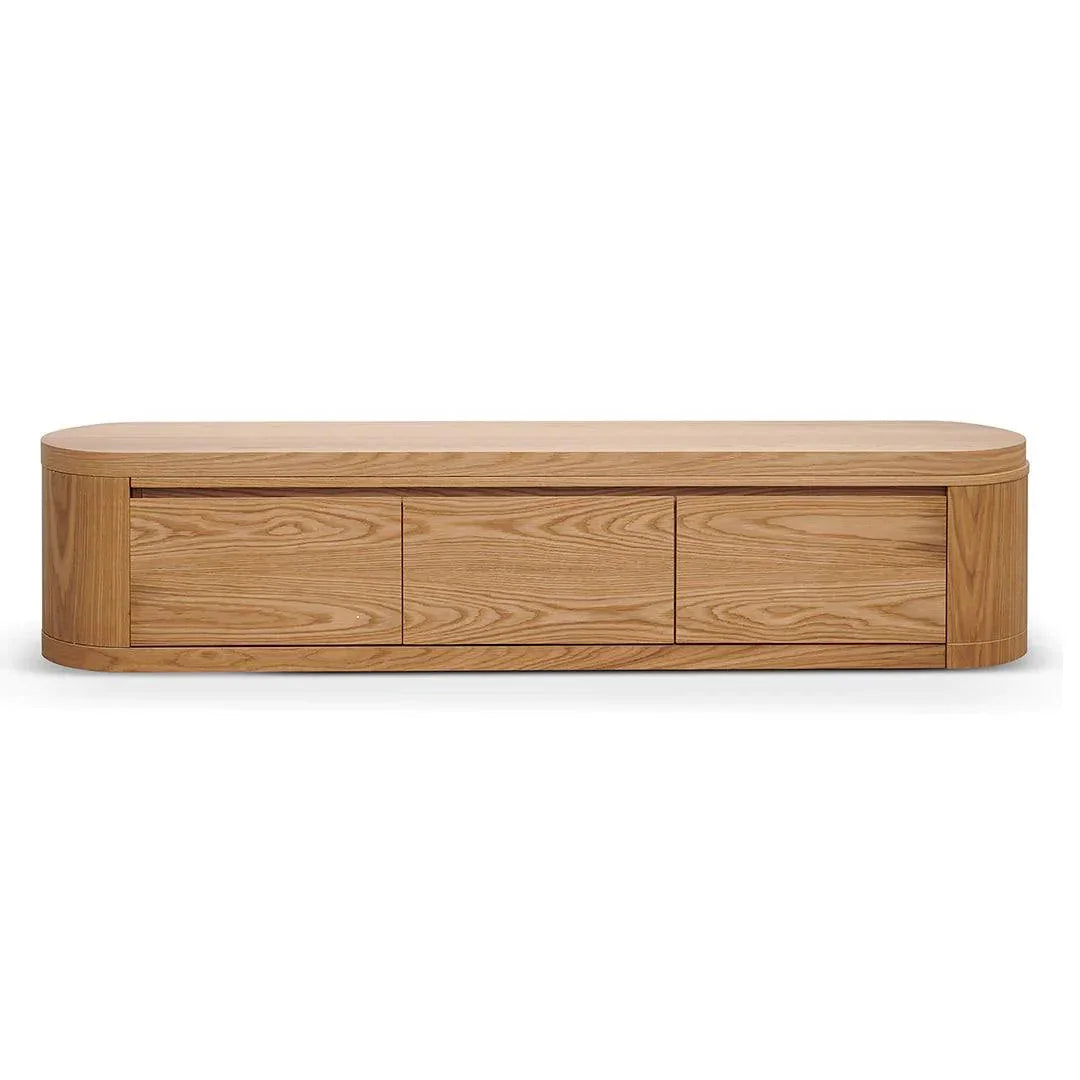 Mercei Expandable TV Entertainment Unit - Natural Oak - Furniture Castle
