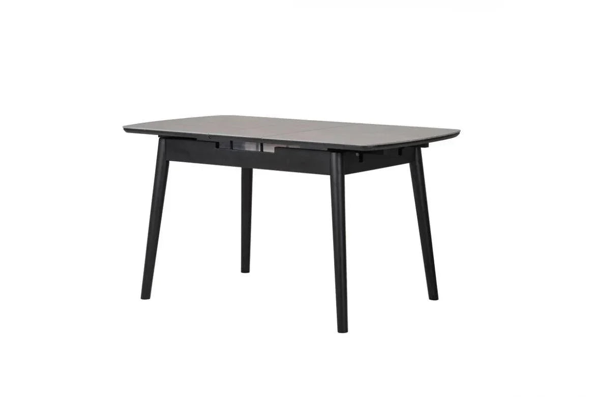 Milano Extension Dining Table Greystone Ceramic - Furniture Castle