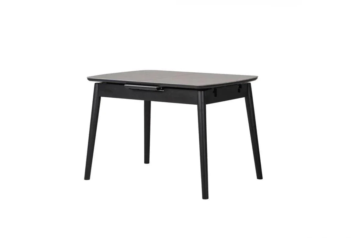 Milano Extension Dining Table Greystone Ceramic - Furniture Castle