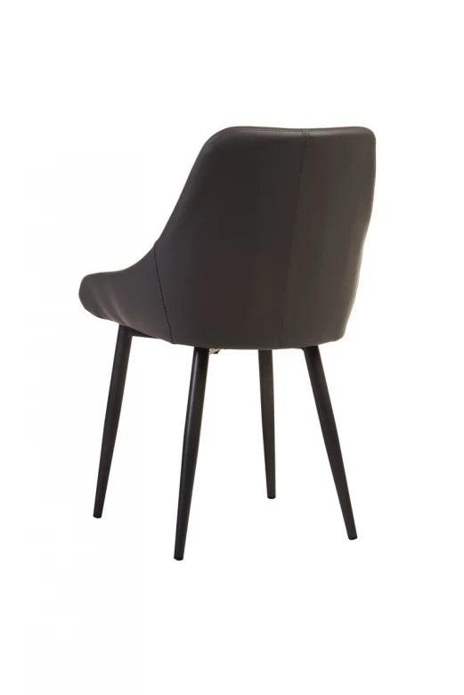 Nelson Dining Chair Grey Set of 2 - Furniture Castle