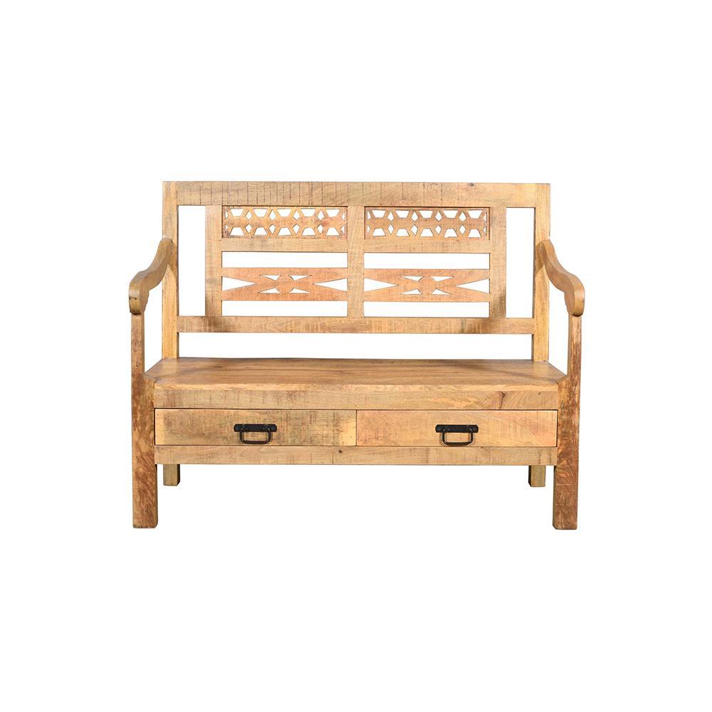 Oster 2 Drawer Bench - L120 X W60 X H95 - Furniture Castle