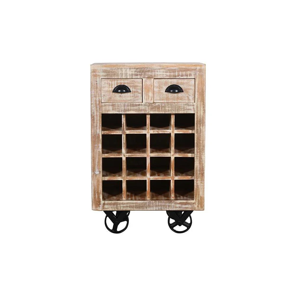 Oster 2 Drawer Wine Rack - L55 X W35 X H85 - Furniture Castle