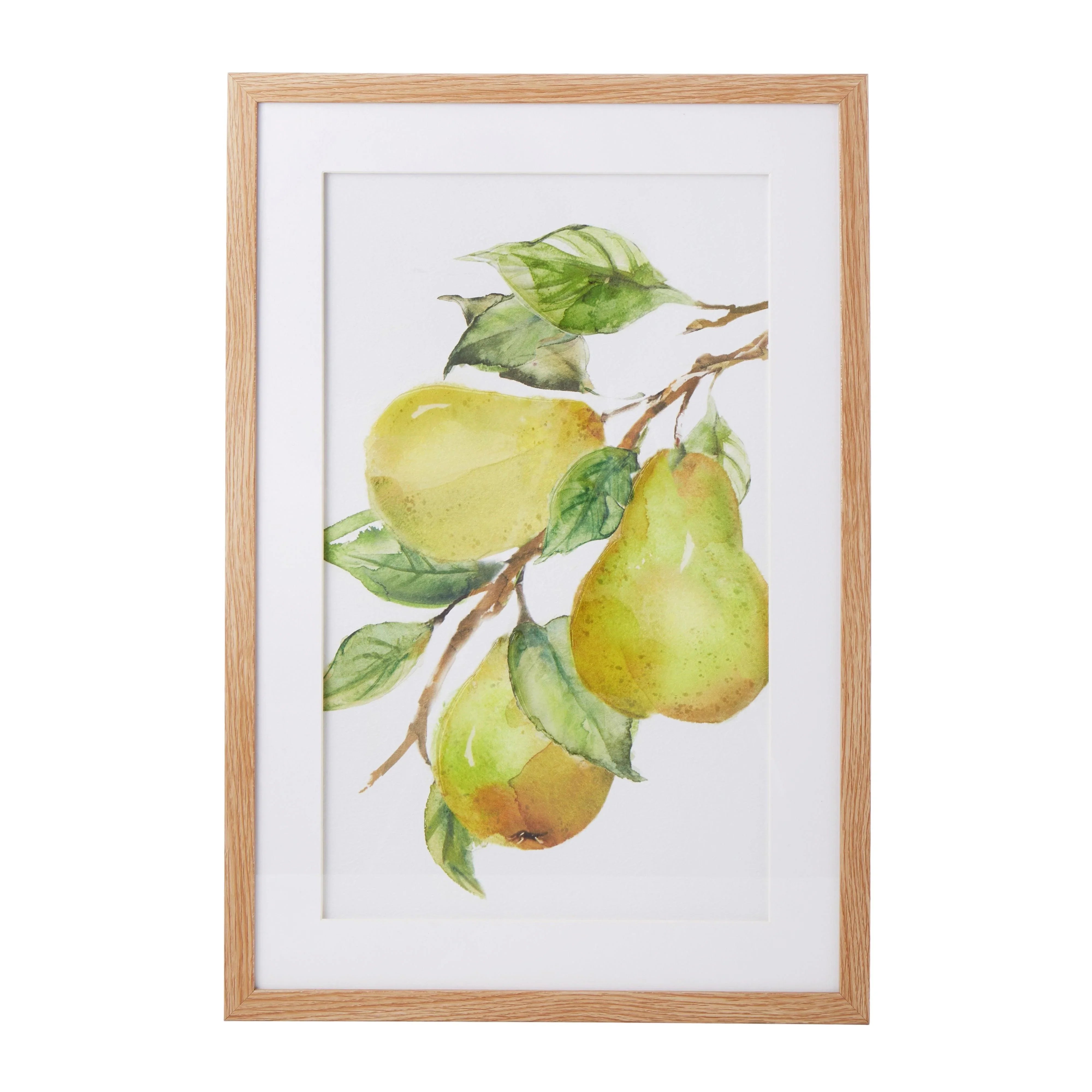 Pear Wall Décor Canvas 40x60x3cm - Furniture Castle