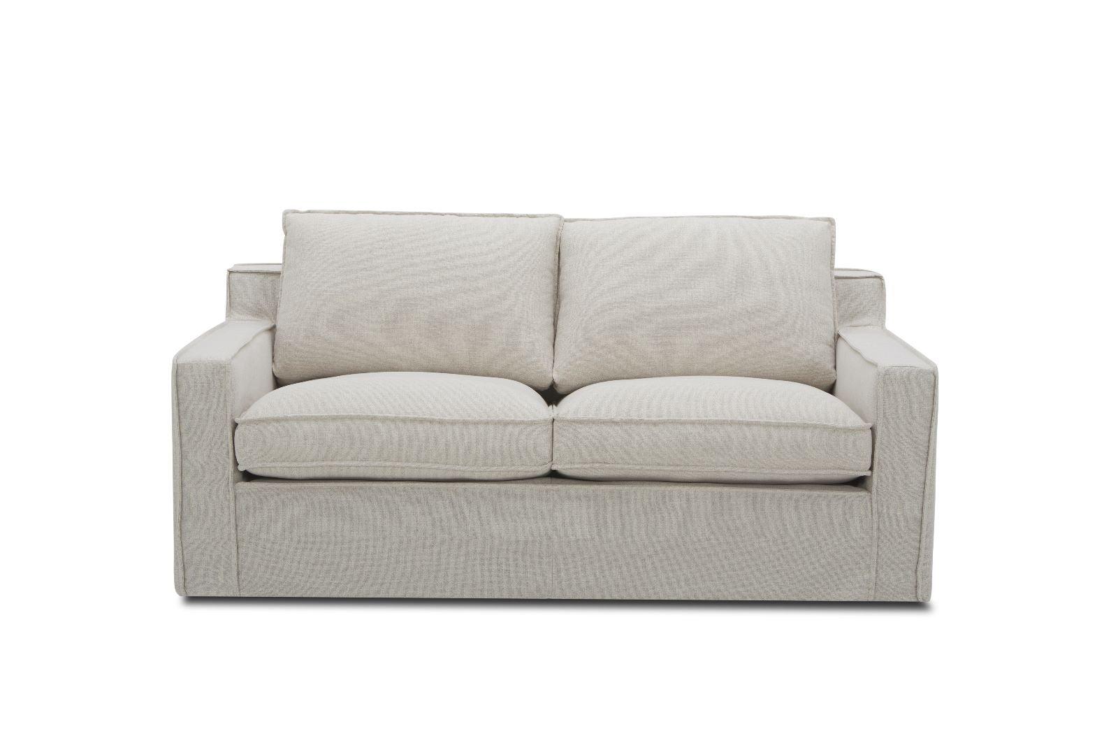Plush 2 Seater Sofa Set Stone Beige - Furniture Castle