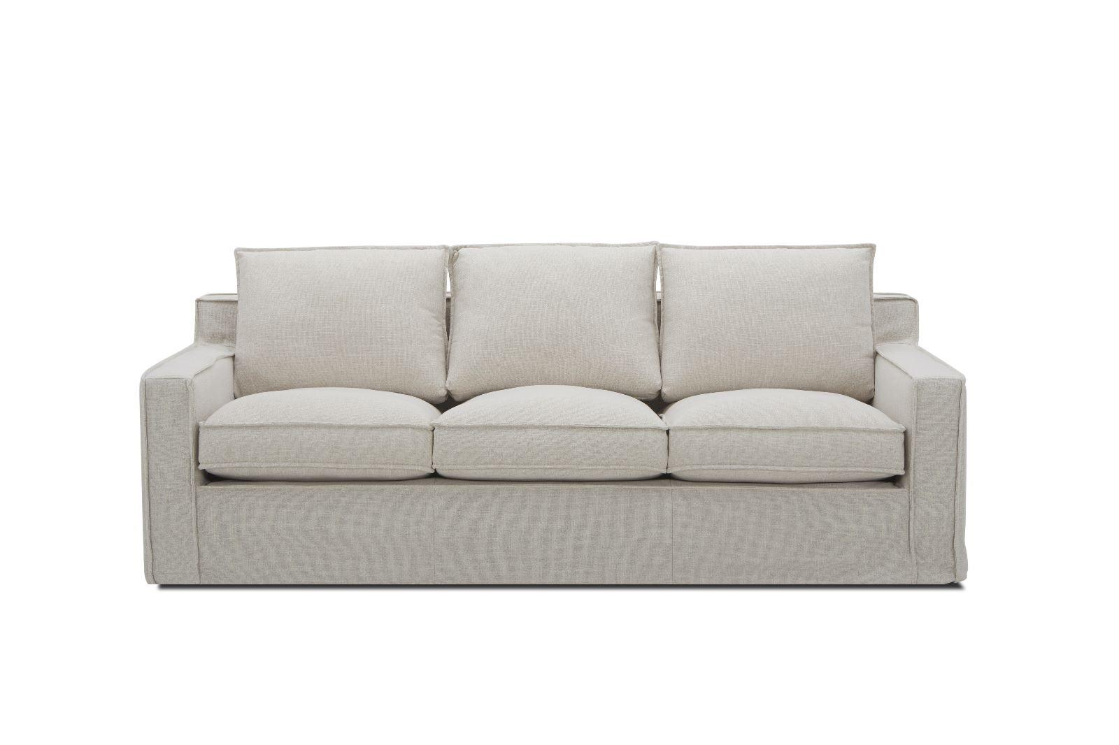 Plush 3 Seater Sofa Set Stone Beige - Furniture Castle