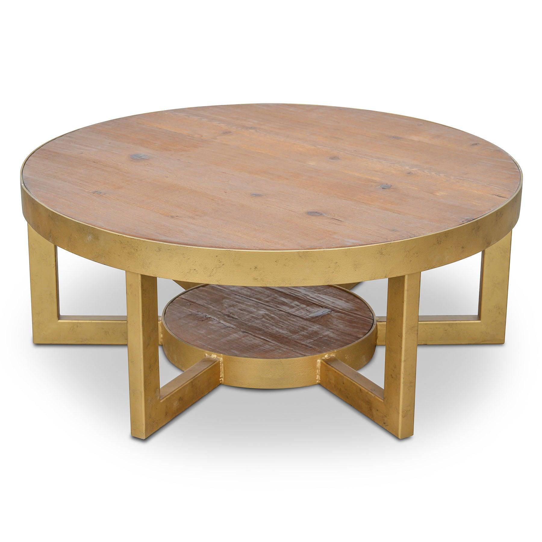 Reclaimed Pine Coffee Table 90cm - Furniture Castle