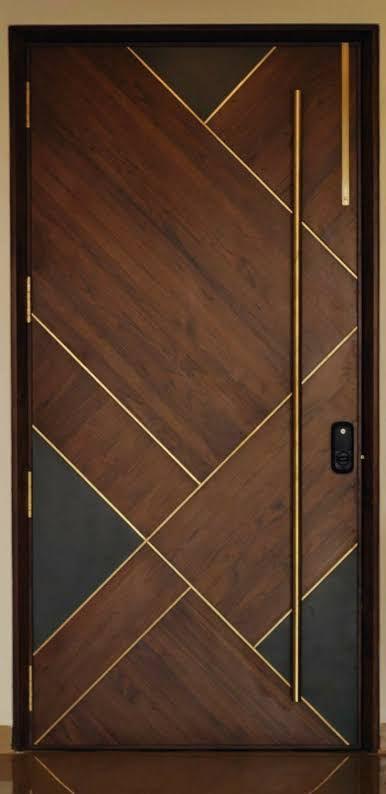 Rosa Gold Laminate With Rose Gold Strips - Furniture Castle