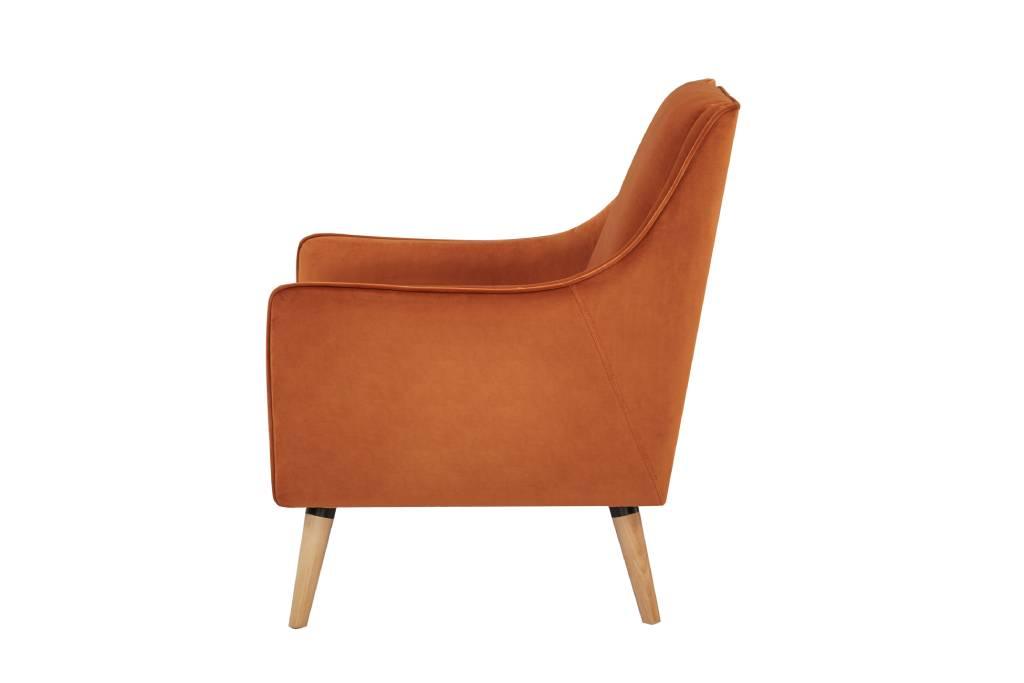 Rosemary Lounge Chair Cinnamon Colour - Furniture Castle