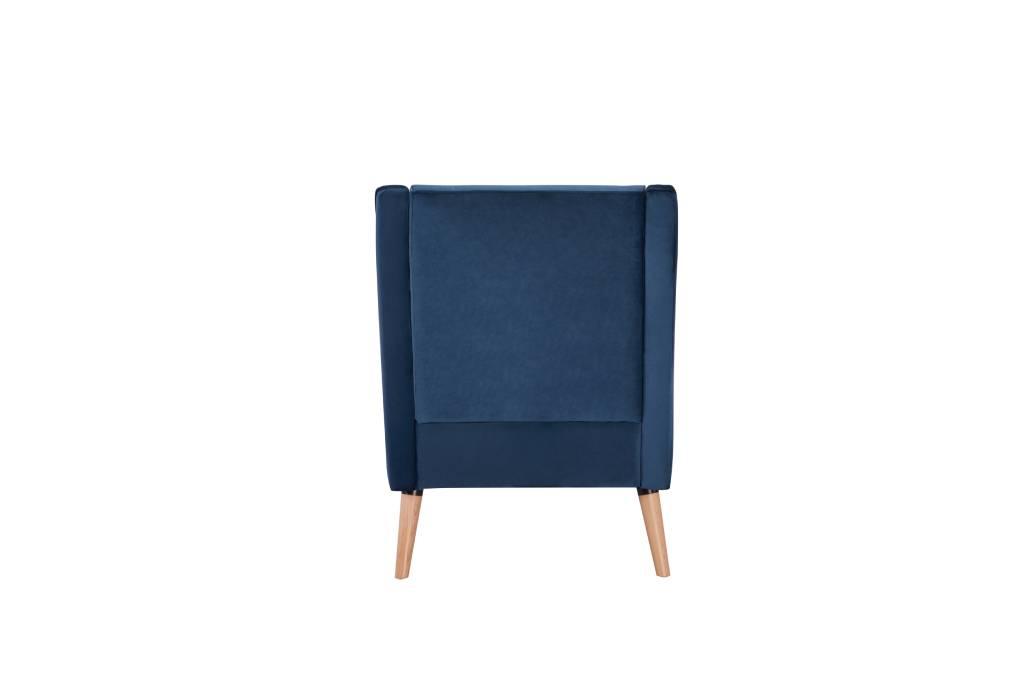 Rosemary Lounge Chair Navy Colour - Furniture Castle