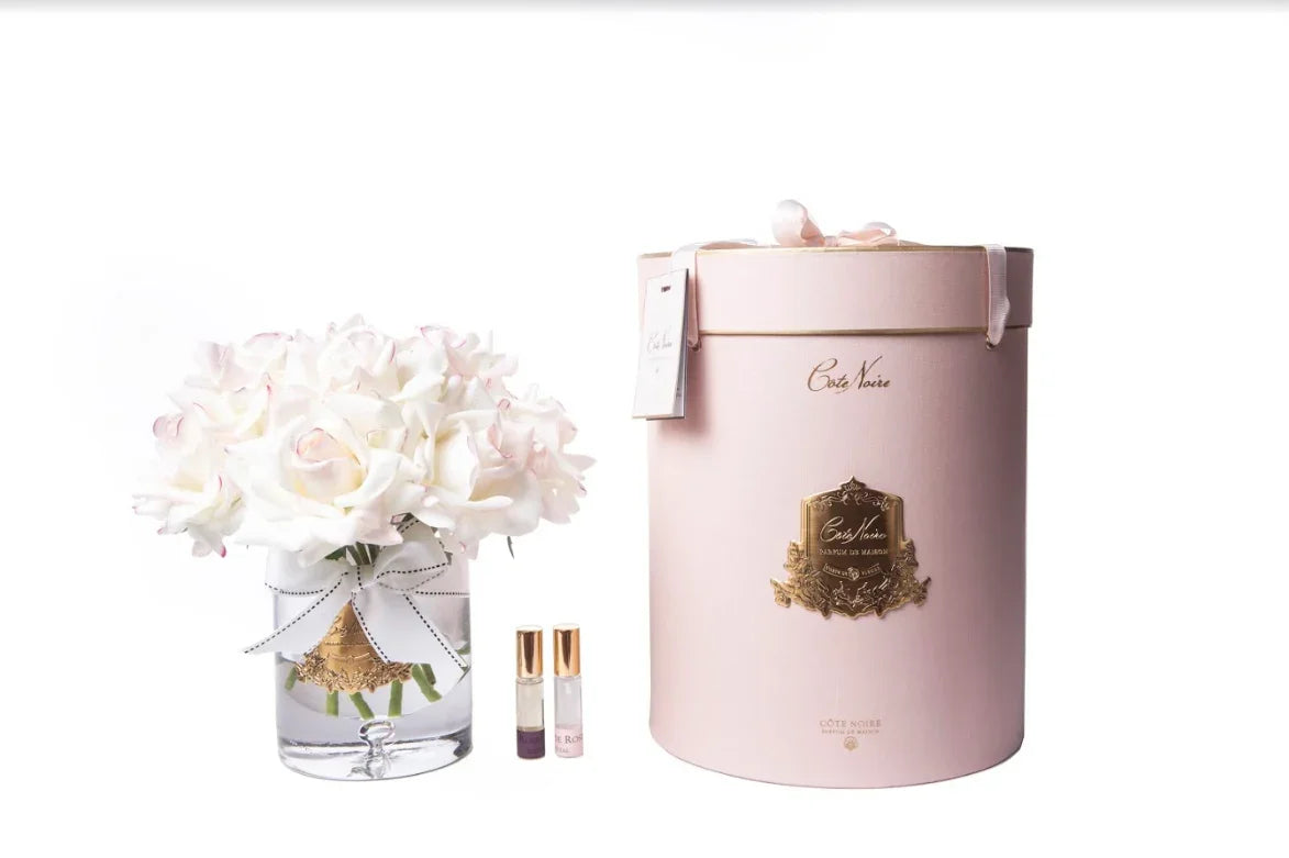 Cote Noire-Luxury Grand Bouquet - Gold badge - Pink Plush - Pink box