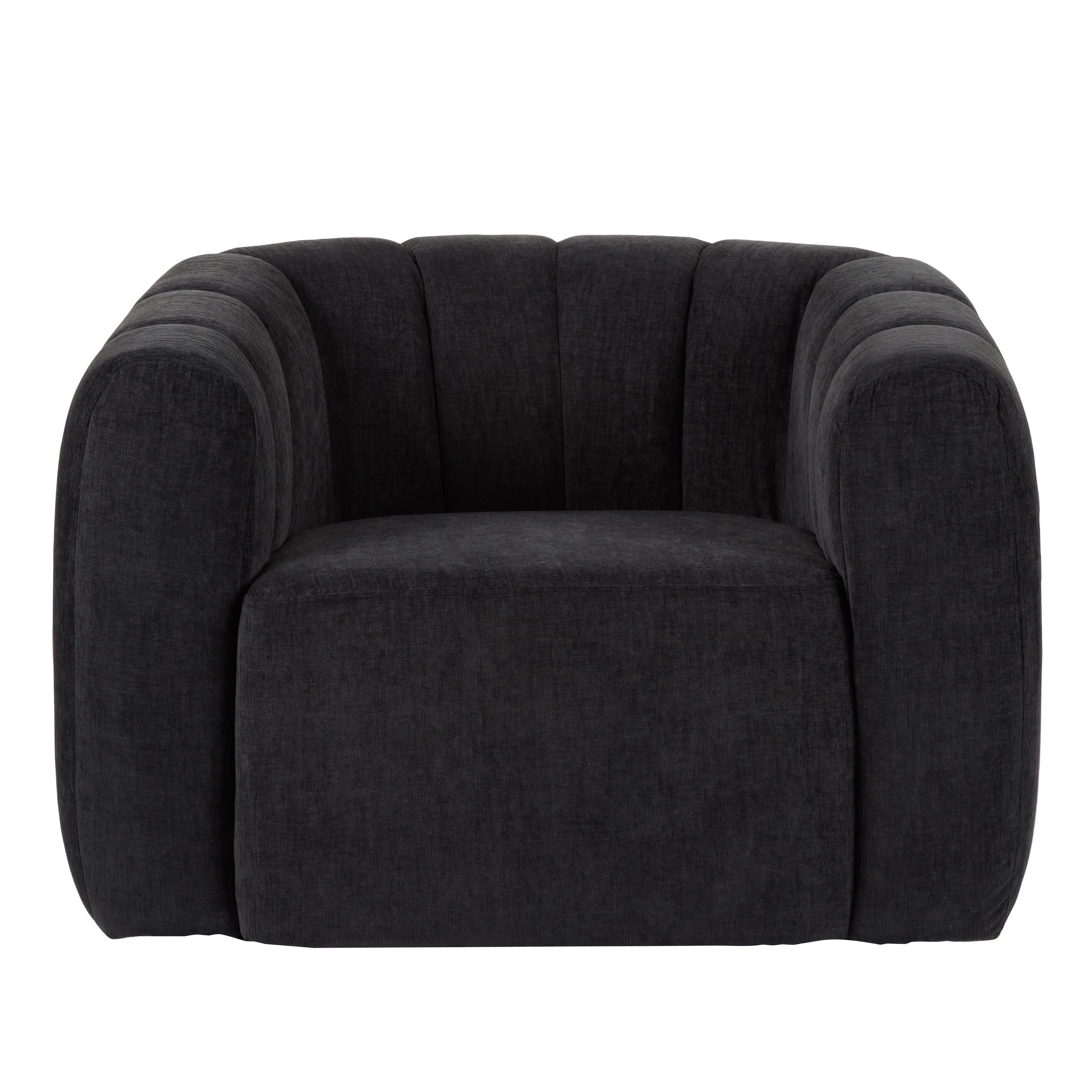 Society Home Omaha Swivel Armchair Grey 95x77x68cm
