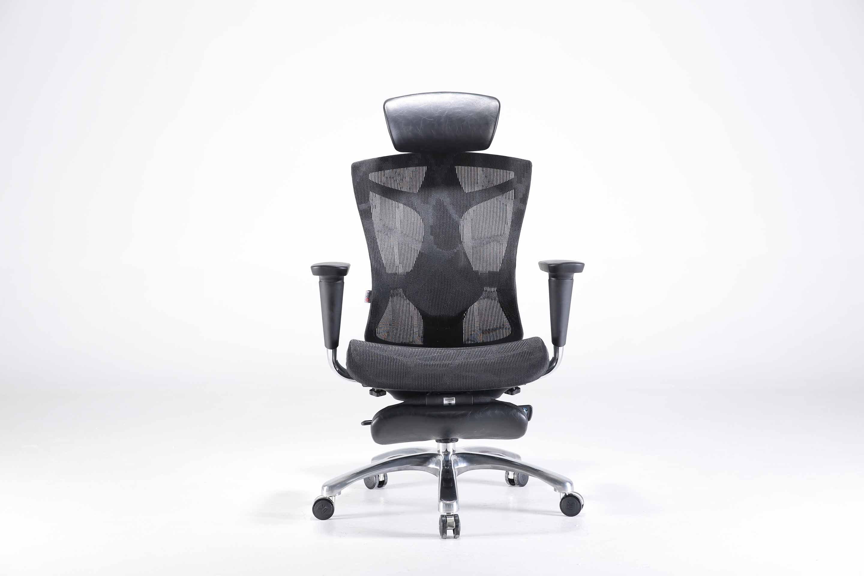 Sihoo V1 Ergonomic Office Chair/Black with Leg rest
