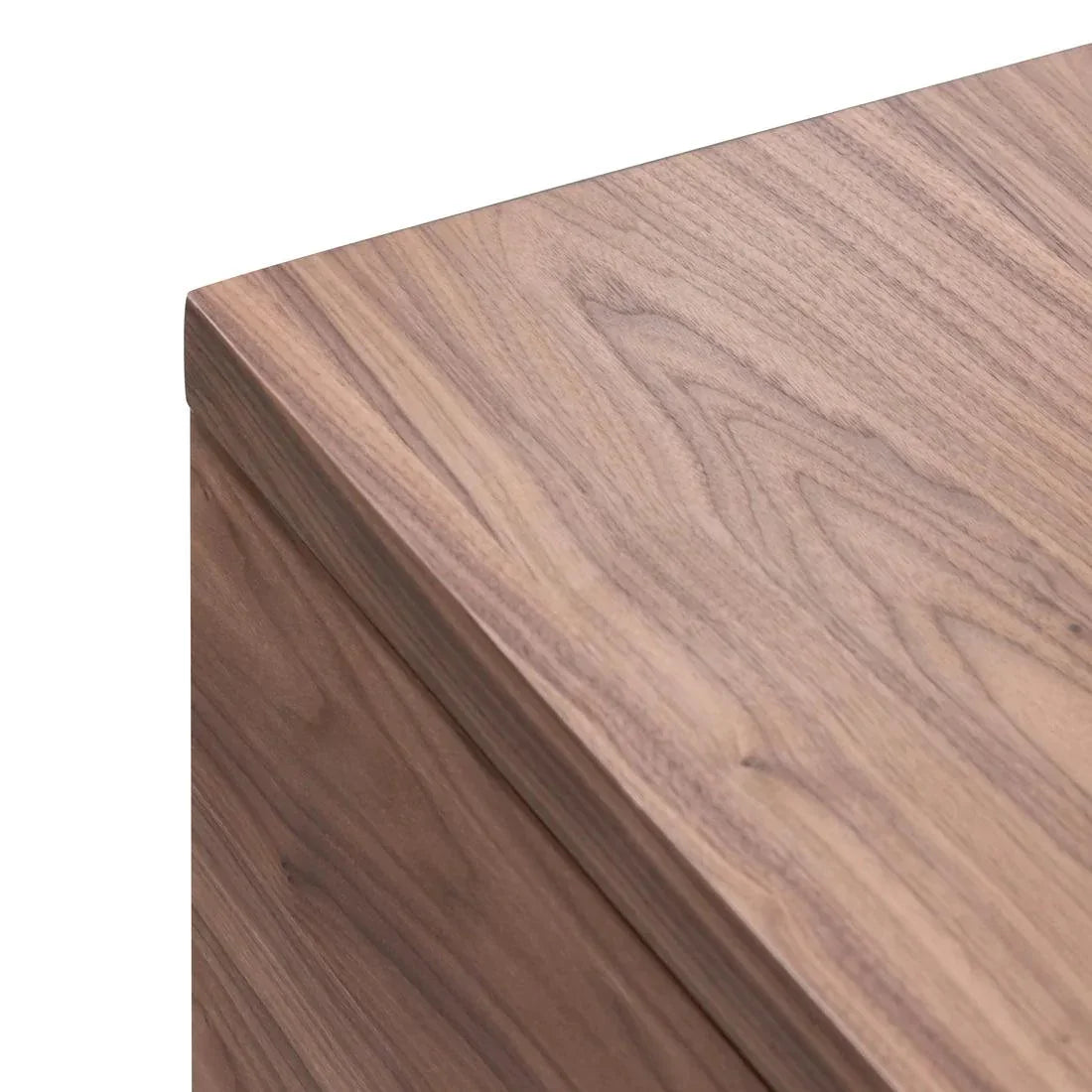 Stella 2.1m Entertainment TV Unit In Walnut - Timber Legs - Furniture Castle