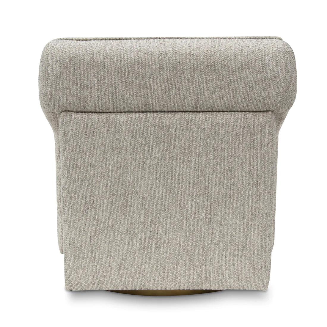 Swivel Armchair - Light Grey - Furniture Castle