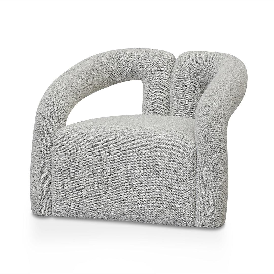 Towely Armchair - Pepper Boucle - Furniture Castle