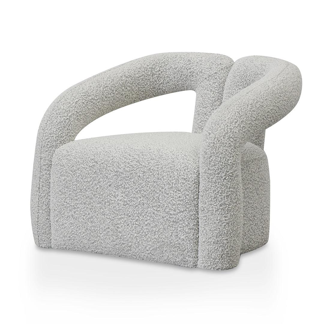 Towely Armchair - Pepper Boucle - Furniture Castle
