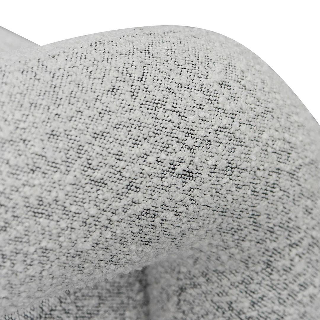 Towely Armchair - Pepper Boucle - Furniture Castle
